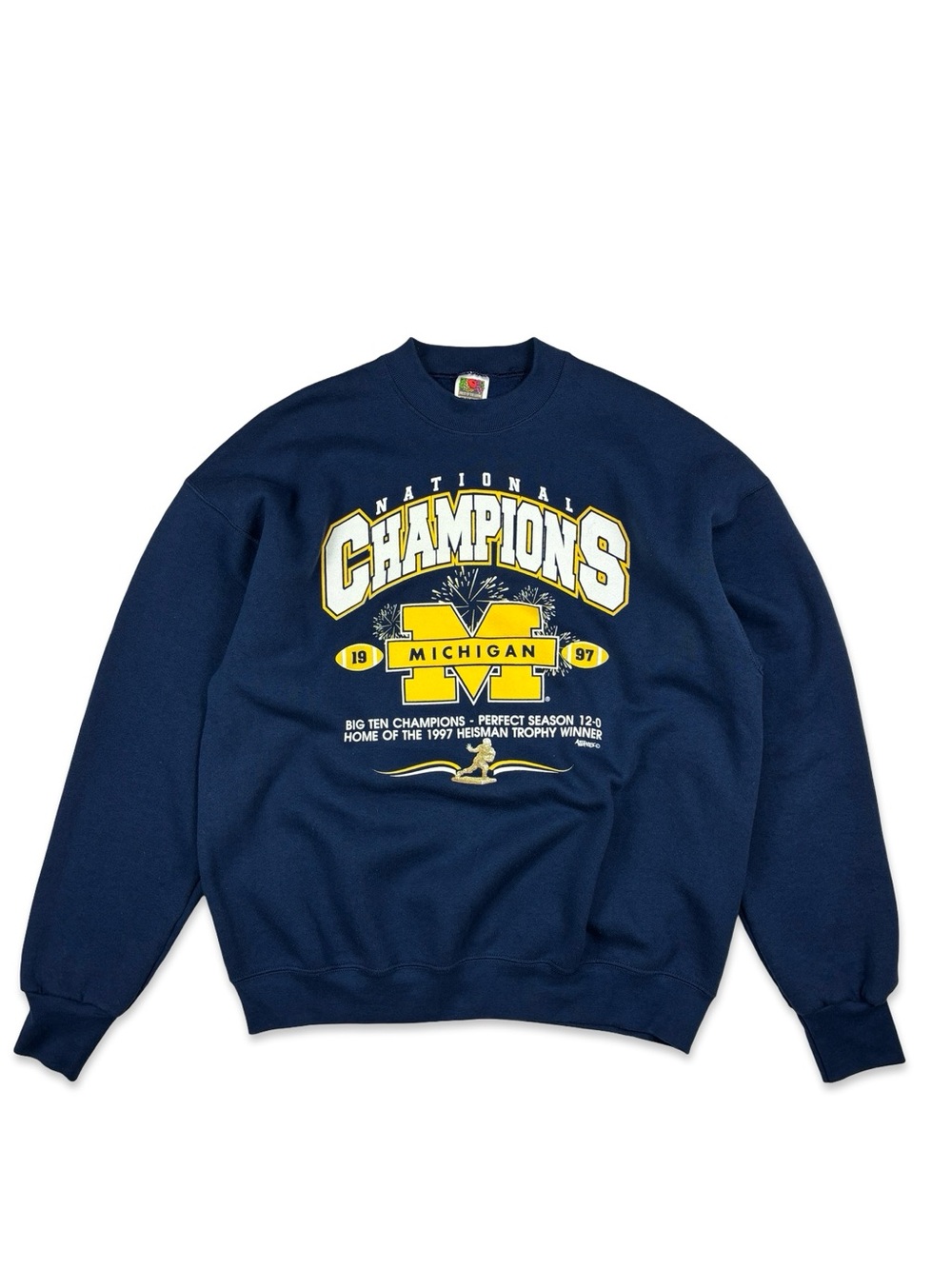 UofM University of Michigan Vintage 1997 Big Ten National Champs Sweatshirt